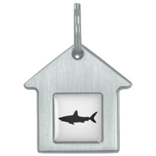 Placa Para Mascotas Tiburón nadando