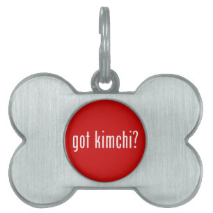 Placa Para Mascotas ¿tiene kimchi?