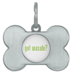 Placa Para Mascotas ¿tiene wasabi?