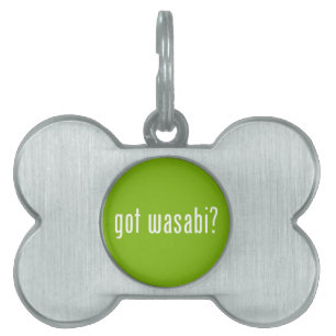 Placa Para Mascotas ¿tiene wasabi?