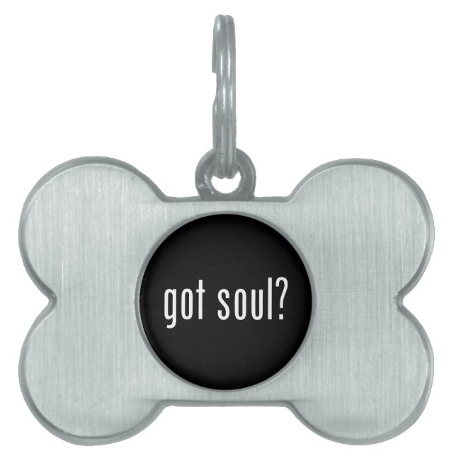 Placa Para Mascotas ¿tienes alma? (Frente)