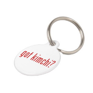 Placa Para Mascotas ¿Tienes kimchi?
