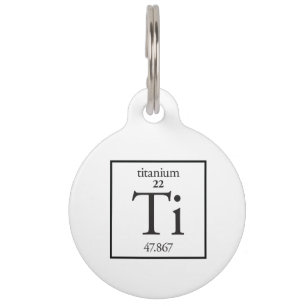 Placa Para Mascotas Titanio