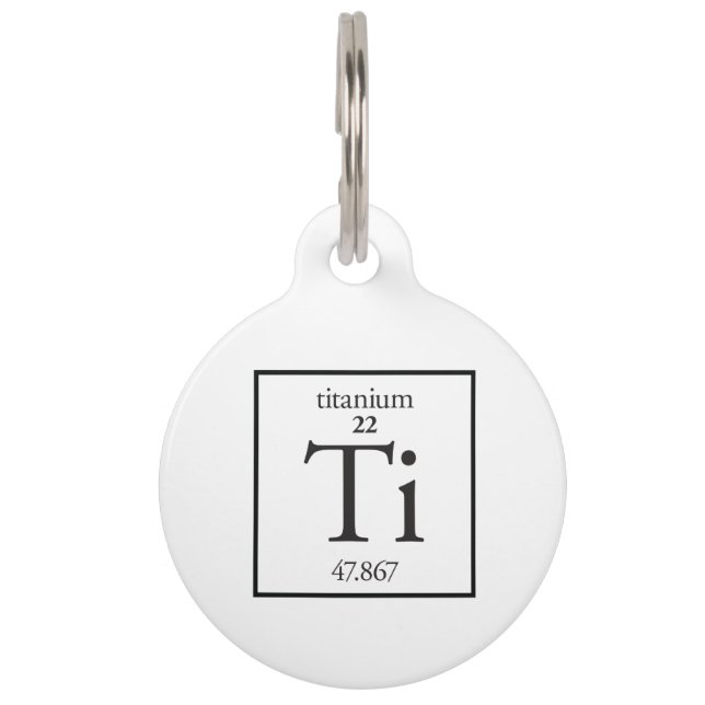 Placa Para Mascotas Titanio (Anverso)