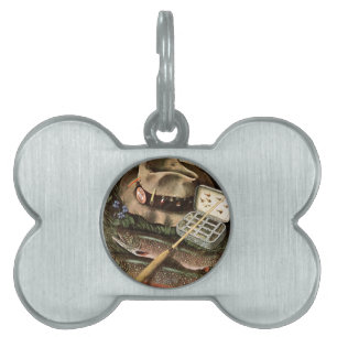 Placa Para Mascotas Todavía pesca de vida