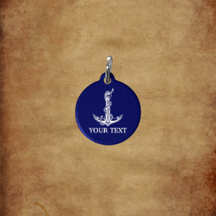 Placa Para Mascotas Tope nautico vintage