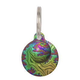 Placa Para Mascotas Tormenta de nubes cósmica