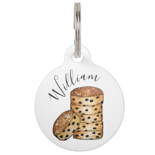 Placa Para Mascotas Tortas Galesas Piedras de Hornear Comida Británica