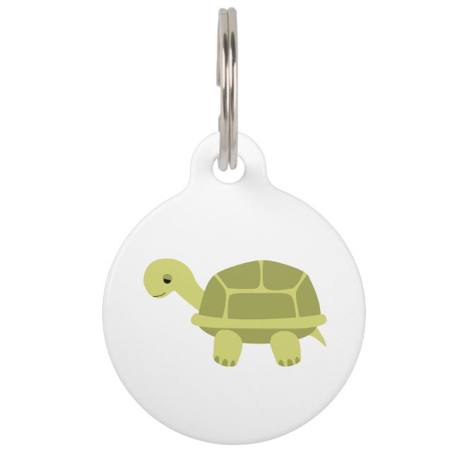Placa Para Mascotas Tortuga (Anverso)