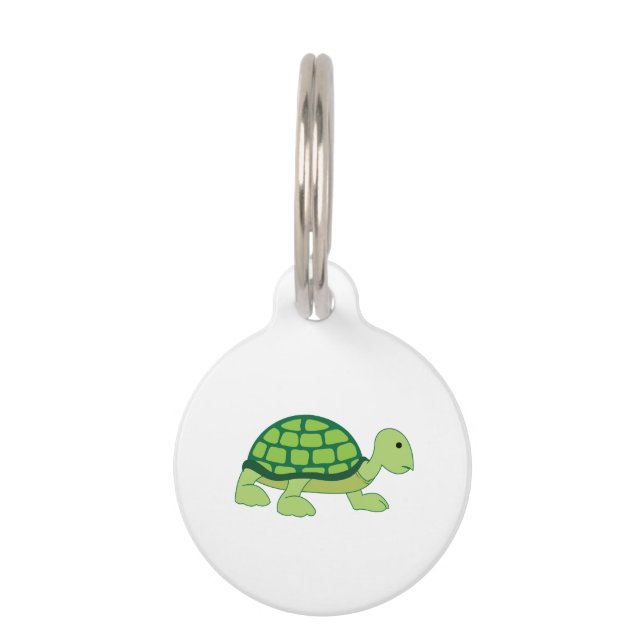 Placa Para Mascotas Tortuga (Anverso)