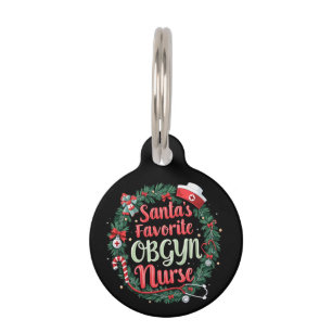 Placa Para Mascotas Tratamiento favorito de Personalizable de enfermer