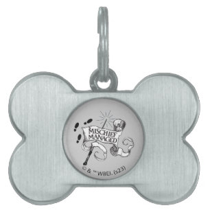 Placa Para Mascotas Travesuras Gestionadas