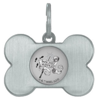 Placa Para Mascotas Travesuras Gestionadas