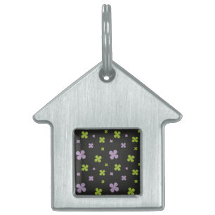 Placa Para Mascotas Trébol de tres hojas