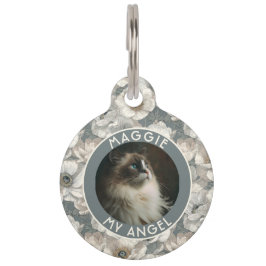 Placa Para Mascotas Trendy Dog Lover Present Anemones Floral