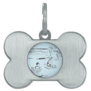 Placa Para Mascotas Trenzado