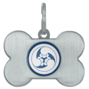 Placa Para Mascotas Tres torres de tracción en sentido antihorario en