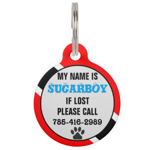Placa Para Mascotas Trinidad and Tobago adaptables