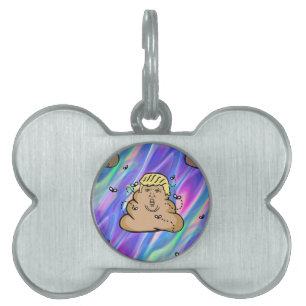 Placa Para Mascotas trompa de volcado de holograma