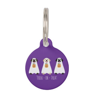 Placa Para Mascotas Truco O Tratamiento Labrador Recuperar Perros Fant