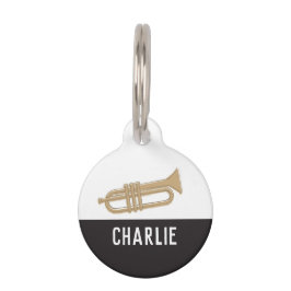 PLACA PARA MASCOTAS TRUMPET