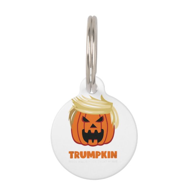 Placa Para Mascotas Trumpkin Classic Design (Anverso)