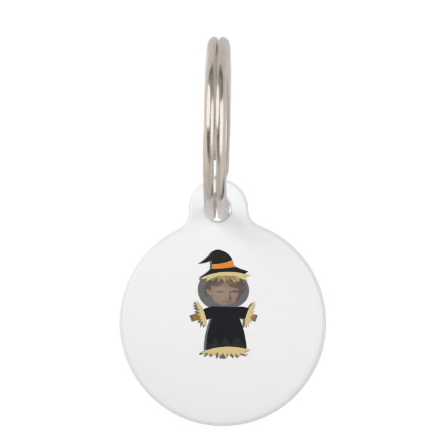 Placa Para Mascotas Trumpkin: mejor disfraz de Halloween (Anverso)