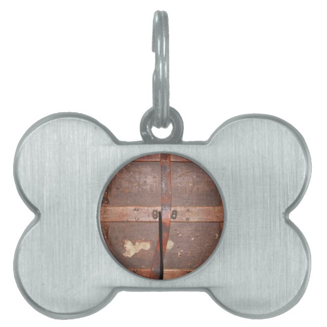 Placa Para Mascotas Trunk pirata (Frente)