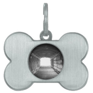 Placa Para Mascotas Túnel de luz