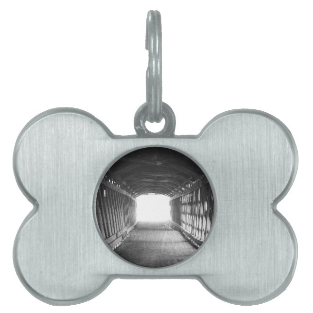 Placa Para Mascotas Túnel de luz (Frente)