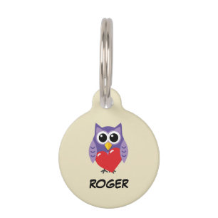 Placa Para Mascotas Un amor exclusivo Añadir su nombre