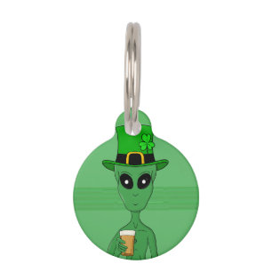 Placa Para Mascotas Un extranjero de St. Patrick
