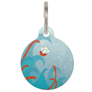 Placa Para Mascotas Un mal día para los marineros divertidos náuticos