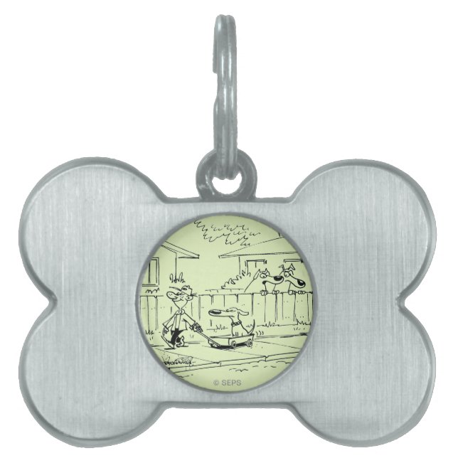 Placa Para Mascotas Un nuevo viaje (Frente)