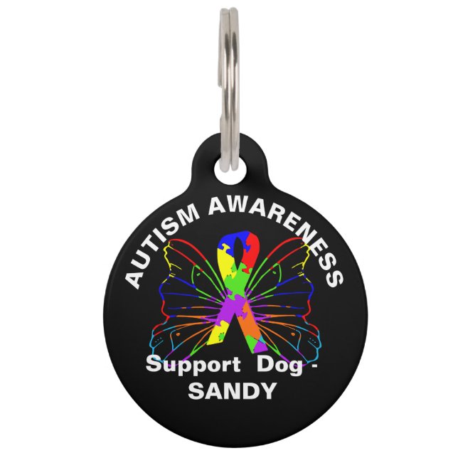 Placa Para Mascotas Un regalo personalizado para perros con conciencia (Anverso)