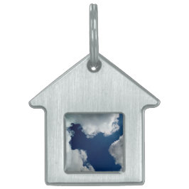 Placa Para Mascotas Una curva en las nubes