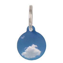 Placa Para Mascotas Una nube simple