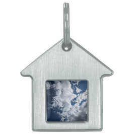 Placa Para Mascotas Una sección de nubes