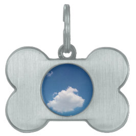 Placa Para Mascotas Una única nube