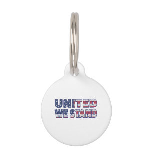 Placa Para Mascotas Unidos, estamos