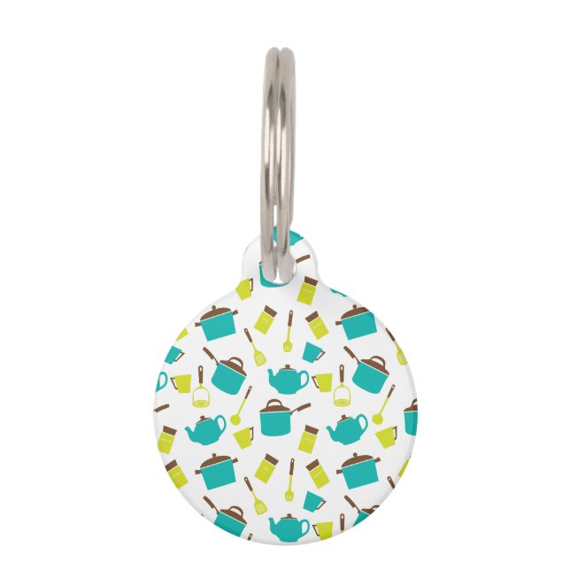 Placa Para Mascotas Utensilios de cocina, vajilla, cubiertos, vajilla  (Anverso)