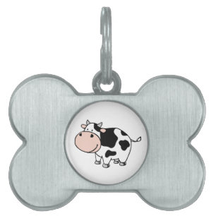 Placa Para Mascotas Vaca