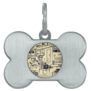 Placa Para Mascotas Vacaciones de familia