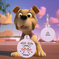 Vacas bailarinas lindas y divertidas, personalizad