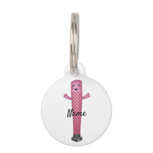 Placa Para Mascotas Valentín del hombre globo Thunder_Cove