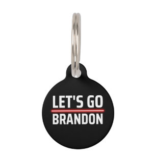 Placa Para Mascotas vamos a brandon