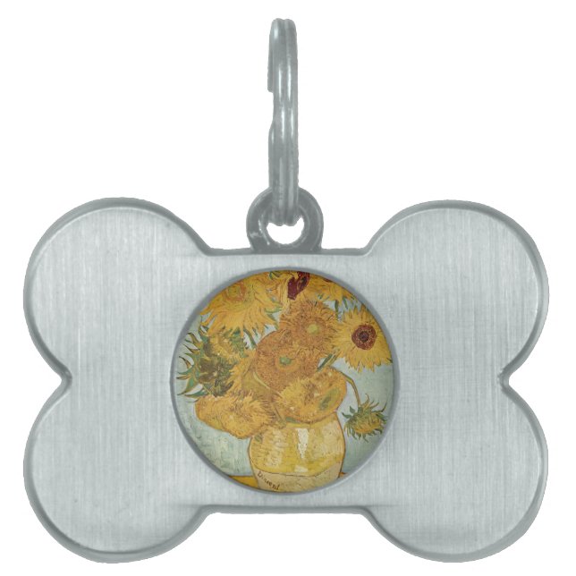 Placa Para Mascotas Van Gogh (Frente)