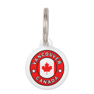 Placa Para Mascotas Vancouver Canada