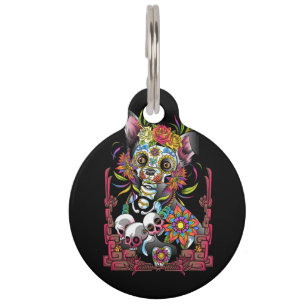 Placa Para Mascotas Vector mexicano de los aztecas