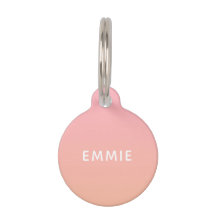 Verano Ombre Naranja Rosa Nombre Personalizado